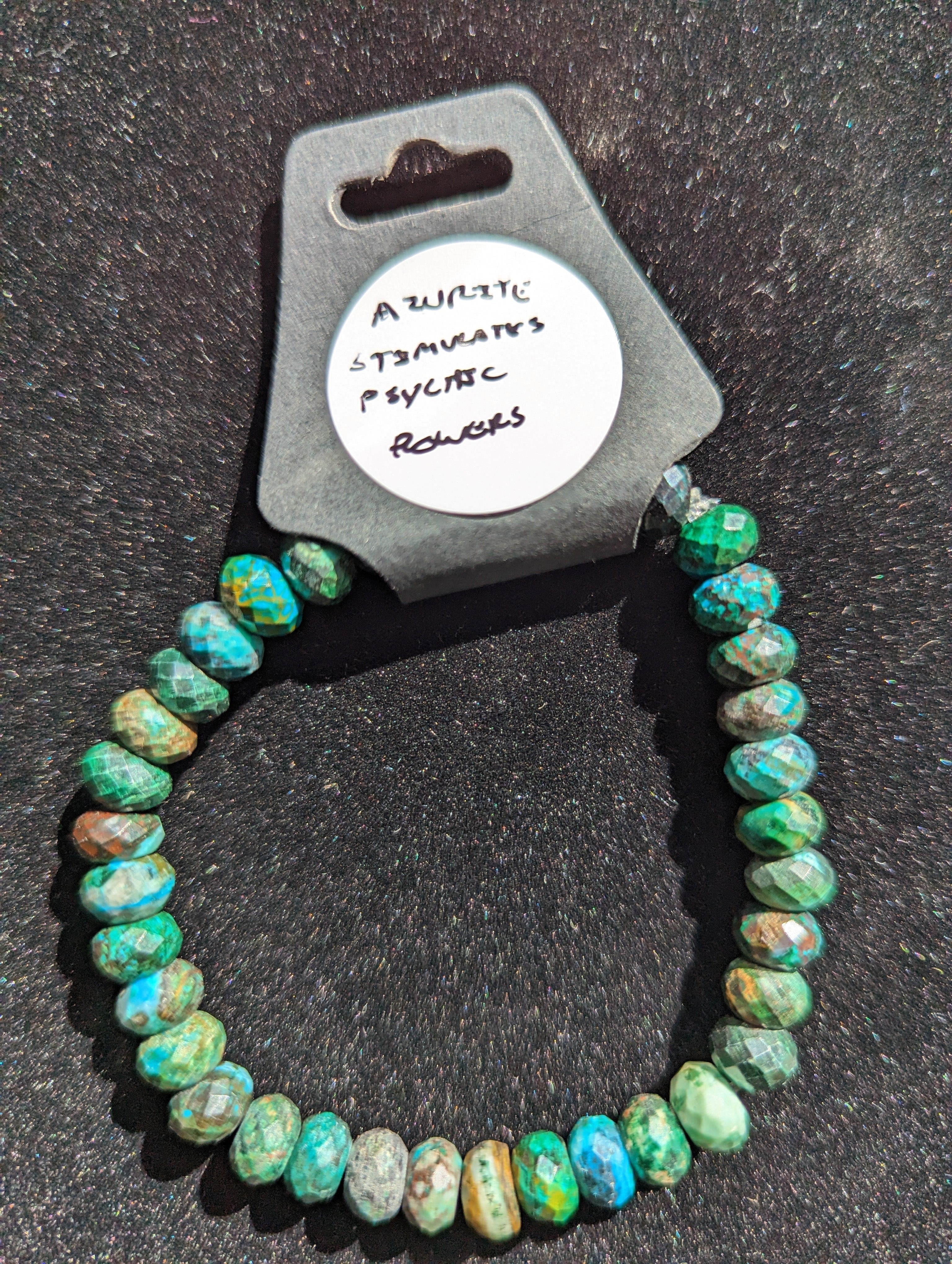 Azurite Crystal Bracelet