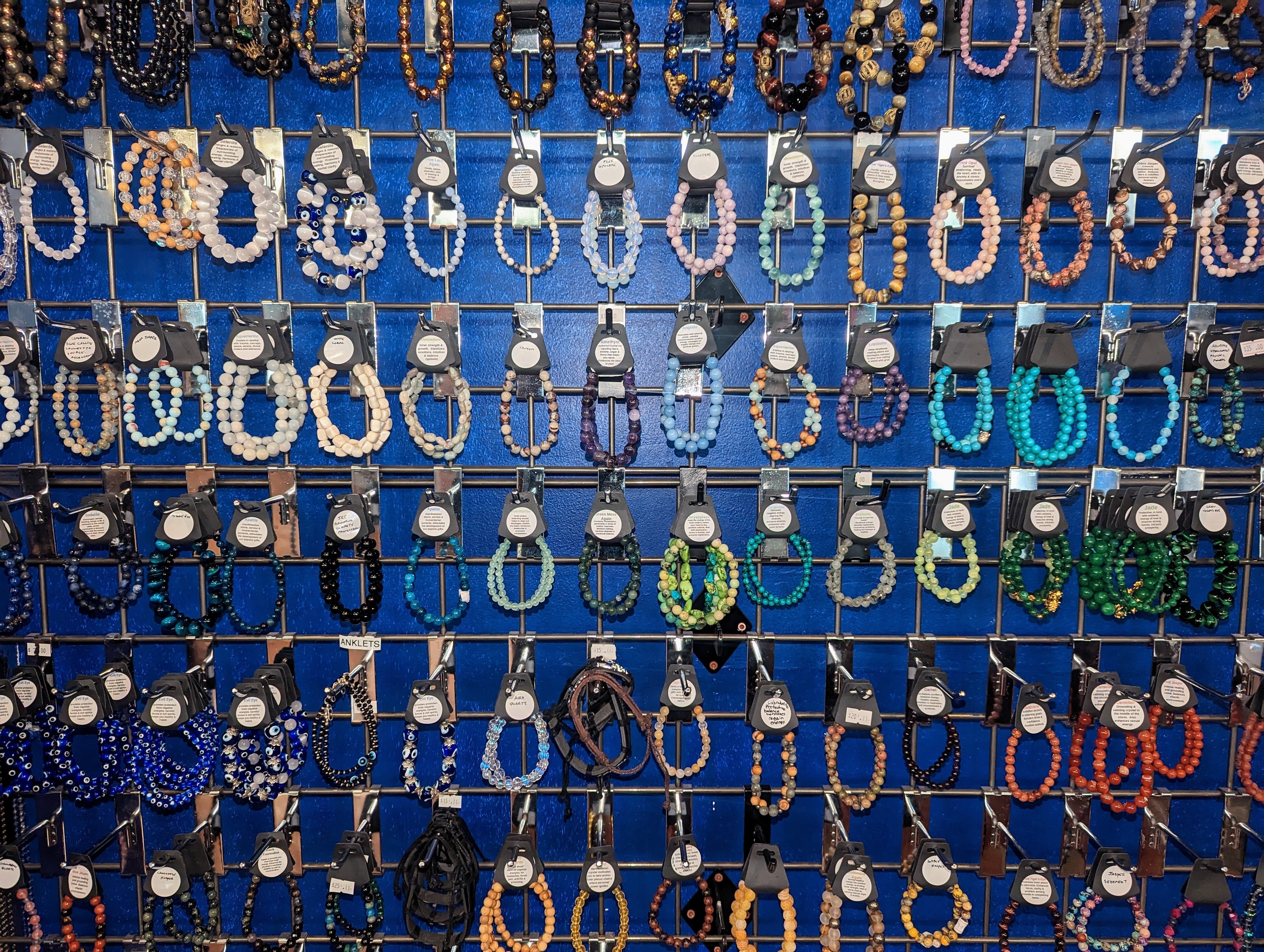 Crystal Bracelet Display