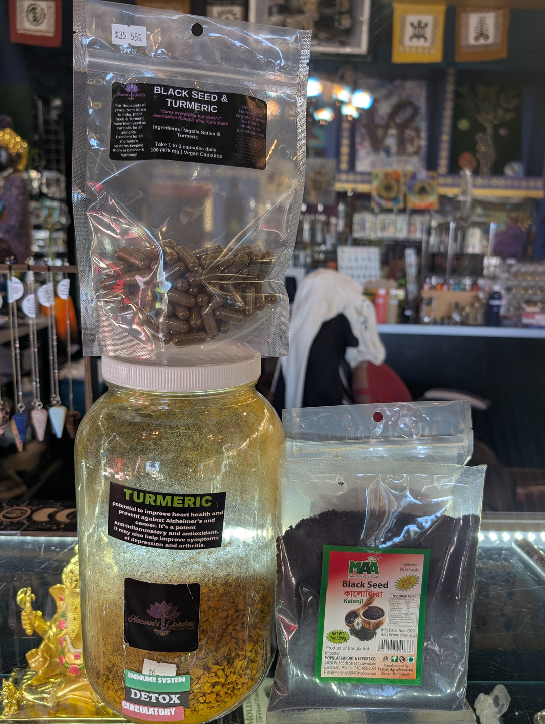 Black Seed & Turmeric Capsules (100 vegan 475 mg.)