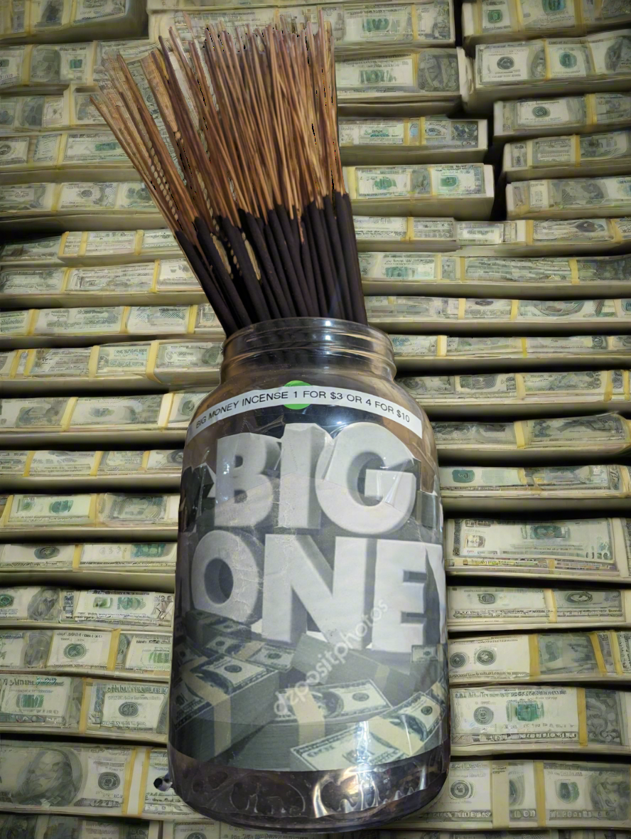 Big Money Incense ( 4 sticks ). BEST SELLER
