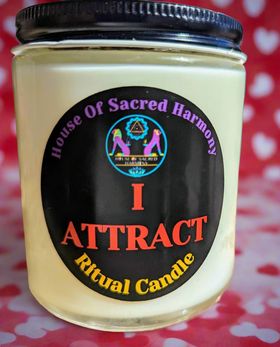 ICandle: I Attract (8oz.) Soy Wax Ritual Candle