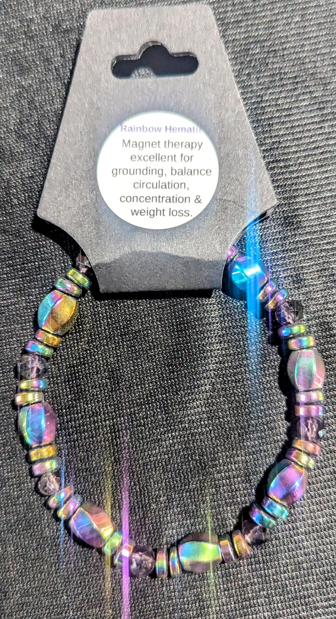 Rainbow Hematite Bracelet