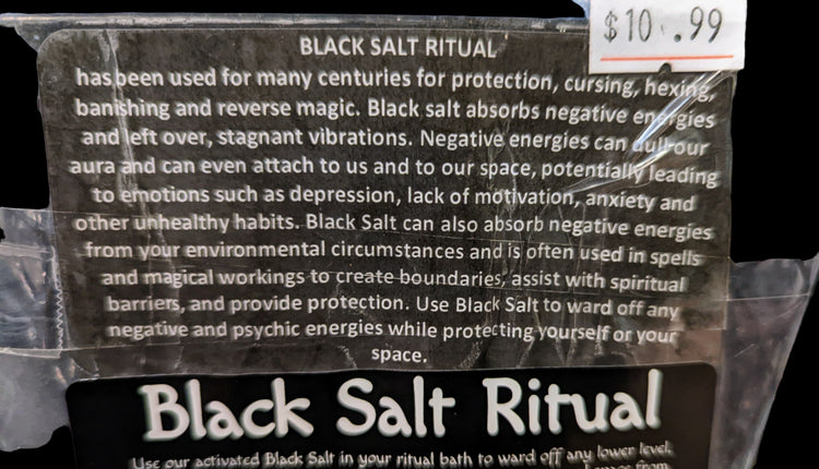 Black Salt Ritual