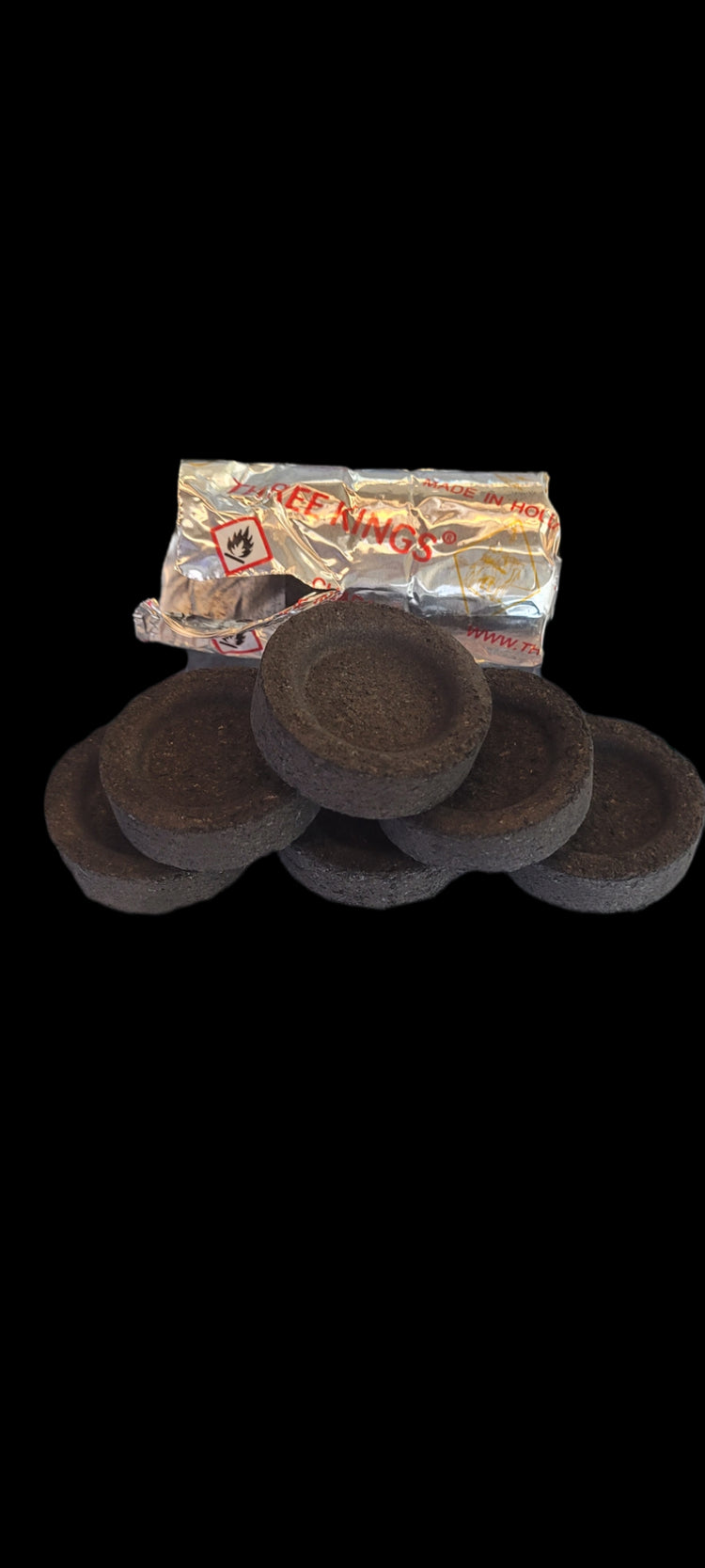 Charcoal Tablets unwrapped