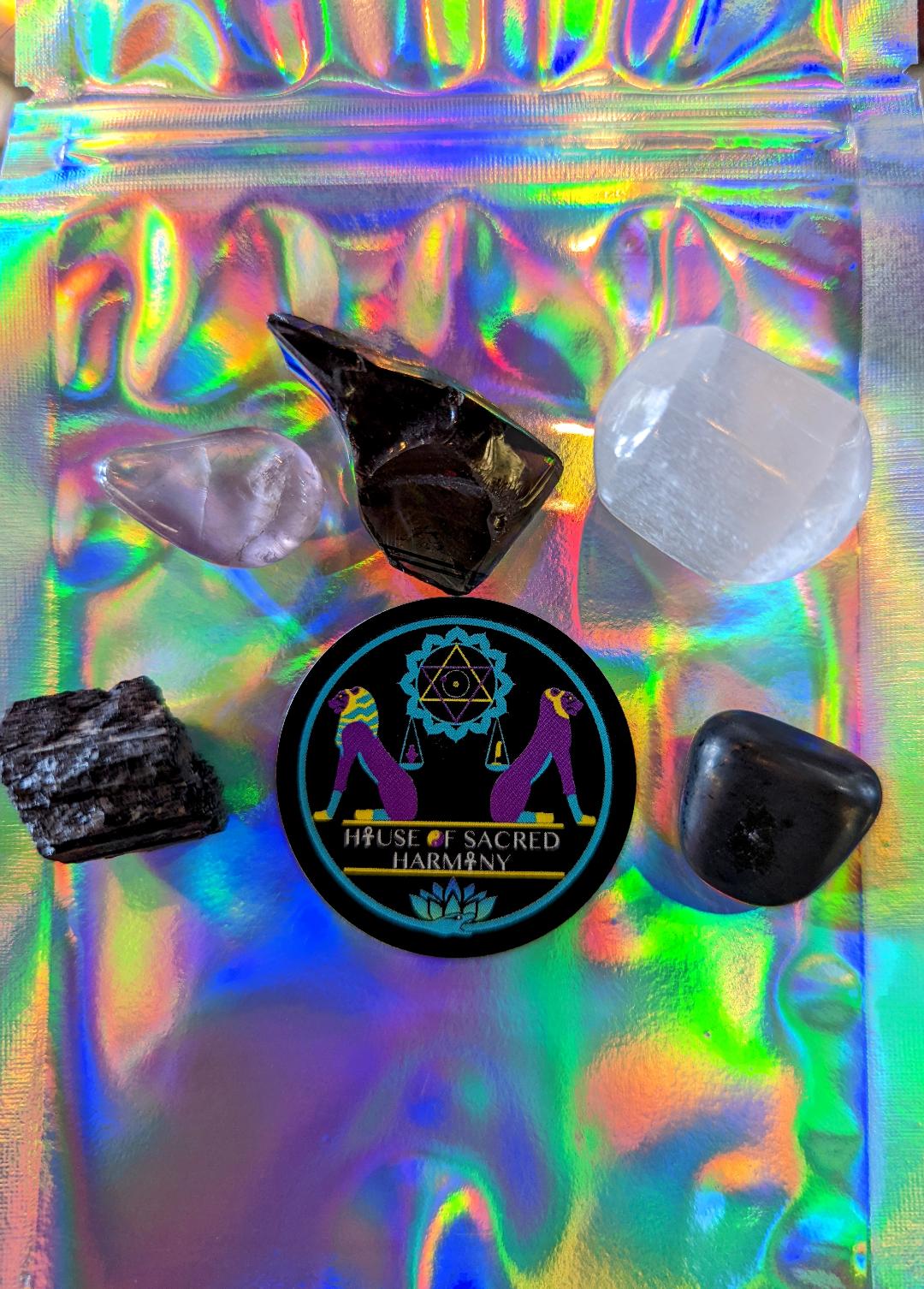 Crystal pack for protection