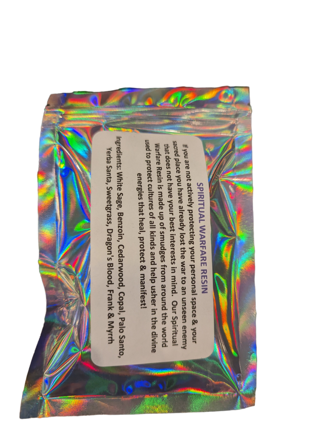 Spiritual Warfare Organic Resin ( 1 oz. )